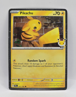 Pokemon TCG Pikachu 051/162 30th Anniversary Stamped 2026 Pokemon Day Promo - Image 1