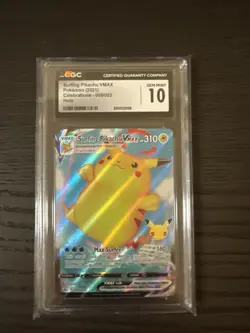 Surfing Pikachu VMAX 009/025 Full Art 2021 Pokemon Celebrations CGC 10 Gem Mint - Image 1