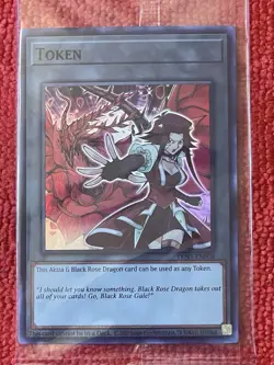 YuGiOh! Token: Akiza & Black Rose Dragon - The Infinite Forbidden - Image 1