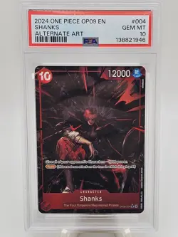 2024 One Piece OP09 Shanks Alternate Art PSA 10 - Image 1
