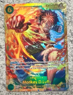 Monkey.D.Luffy OP13-118 SEC One Piece TCG Carrying On His Will Near Mint ENGLISH - Image 1