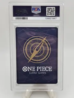 2025 One Piece Japanese OP13 Monkey D Luffy SP Alternate Art PSA 10 - Image 2
