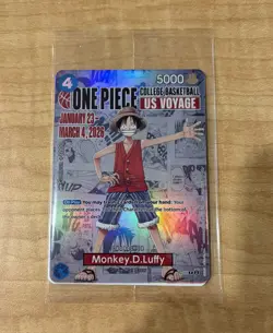 Monkey.D.Luffy (055) (College Basketball US Voyage) P-055 One Piece Promotion... - Image 1
