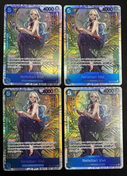 4x Nefeltari Vivi SR Playset EB03-024 ENGLISH One Piece Heroines (Near Mint) - Image 1