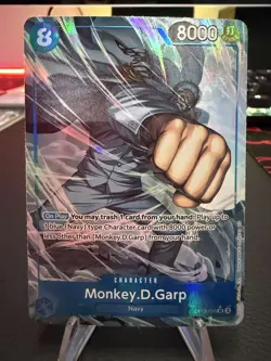 Monkey.D.Garp (Alt Art) OP12-056 Legacy of the Master One Piece English - Image 1