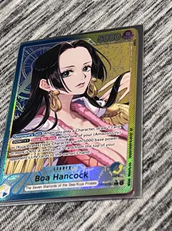 One Piece CCG Boa Hancock Alternate Art OP14-041 Leader English - Image 5