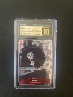 2022 One Piece Promo Premium Collection 25th Anniversary Brook CGC 10 PRISTINE - Image 1