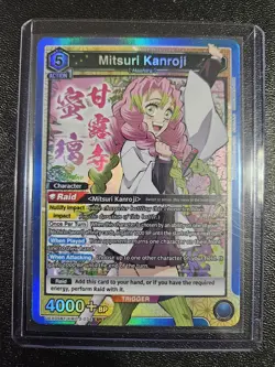 Union Arena Demon Slayer UEX05BT/KMY-3-034 SR Mitsuri Kanroji Holo Bandai - Image 3