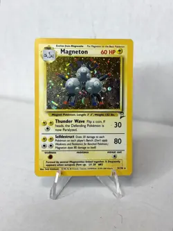 Magneton Base Set 2 Holo Rare No. 9/130 Pokemon Card - 2000 - Image 1