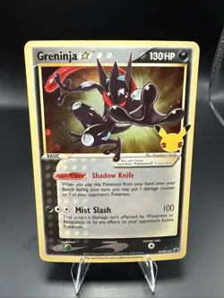 Pokemon Card Celebrations Holographic Promo Greninja SWSH144 B - Image 1