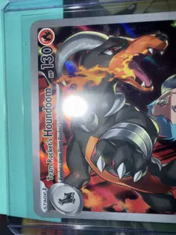 Pokemon TCG Team Rockets Houndoom Illustration Rare Card 191/182 Destined Rivals - Image 2