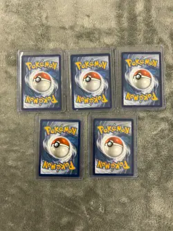 Pokemon 5 Card Lot NM Pokemon Rainbow Trainer & Full Art Supporter Cards - Image 2