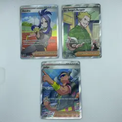 Pokemon TCG 3 card lot Full Art trainer NM - Image 1