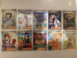 Pokemon TCG Card Lot - SV Supporter Trainer Full Arts (A28) - Image 1