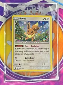 🔥2018 Pokemon Eevee Holofoil Card #101a/149 Sun & Moon Series TCG Collector’s📈 - Image 1