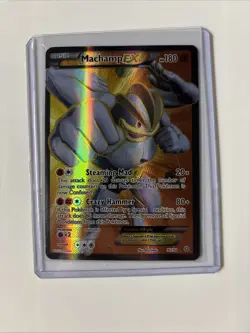 Pokemon TCG Machamp-EX Holo Full Art Ultra Rare Card Ancient Origins 90/98 - Image 1