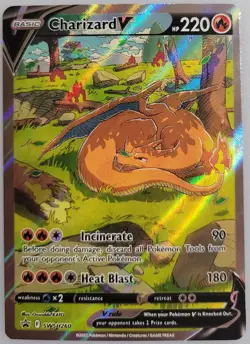 Charizard V SWSH260 SWSH: Pokemon Sword & Shield Promo Cards Holo NM - Image 1