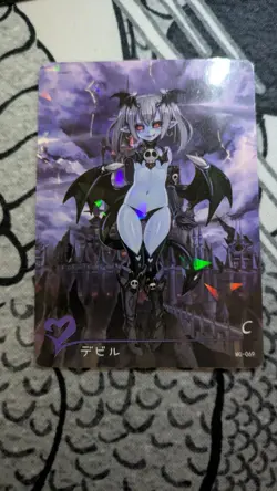 Monster Girl Encyclopedia Devil Anime Waifu ACG Card Doujin Shatterfoil - Image 1