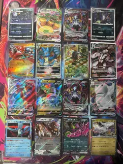 Pokemon 16 Card Lot nm V Max Mega Amazing Ex HOLO Rare Hits Only F75 - Image 1