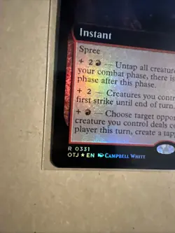 MTG Great Train Heist OTJ 0331 R NM FOIL Extended Art - Image 3