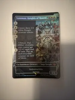 Summon: Knights of Round (Borderless) Final Fantasy Foil - Image 1
