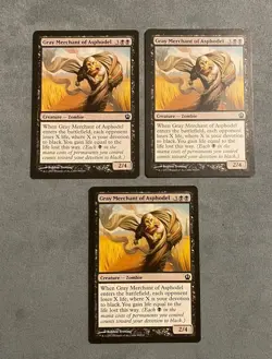 Magic The Gathering: Gray Merchant of Asphodel (3x) - Theros - Image 1