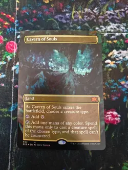 MTG Cavern of Souls (Borderless) Double Masters 2022 Foil - Image 1