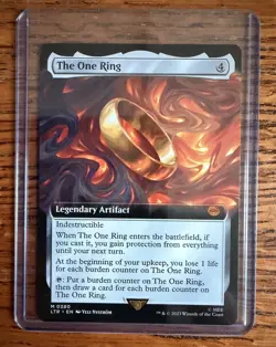 The One Ring (Extended Art) MtG The Lord of the Rings Excellent - Image 1