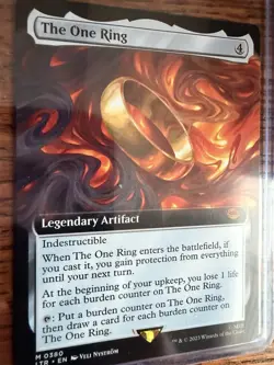 The One Ring (Extended Art) MtG The Lord of the Rings Excellent - Image 3