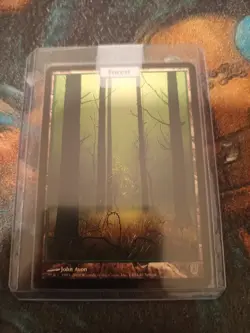 Forest - Full Art Unhinged Regular, NM, magic, MTG, FREE NEXT DAY SHIPPING! - Image 1
