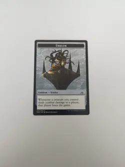 Emblem - Vraska, Golgari Queen Guilds of Ravnica Regular NM MTG - Image 1