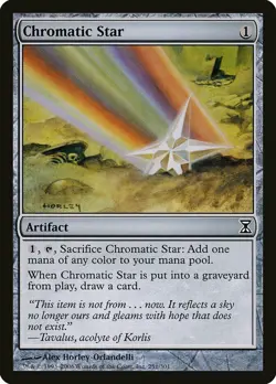 Chromatic Star Time Spiral Played MTG Magic DNA GAMES - Image 1