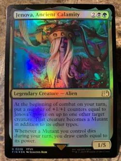 MTG TCG Final Fantasy Jenova, Ancient Calamity 0228 Foil Rare - Image 1