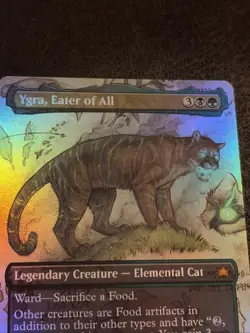 MTG Ygra, Eater of All (Borderless Foil) Bloomburrow 294 LP - NM - Image 3