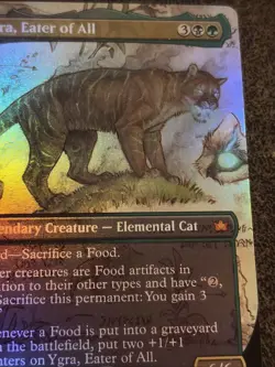 MTG Ygra, Eater of All (Borderless Foil) Bloomburrow 294 LP - NM - Image 4