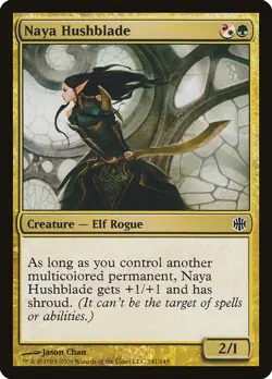 Naya Hushblade 141/145 Non Foil Common Alara Reborn MTG Near Mint - Image 1