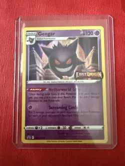 Pokemon Gengar SWSH241 Sword & Shield Lost Origin Black Star Promo Card - Image 1