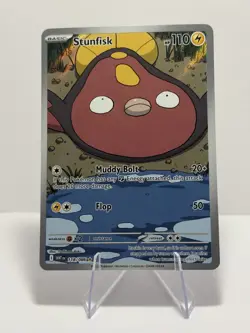 Stunfisk 118/086 - Illustration Rare White Flare Pokemon TCG - Image 1