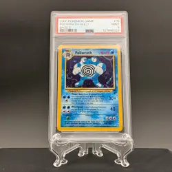 Pokemon Base Set 2 Poliwrath Holo Rare 15/130 PSA 9 - MINT - Image 1
