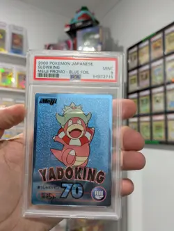 Pokemon Card 2000 PSA 9 YADOKING SLOWKING Holo Japanese BLUE Meiji Promo POP 23 - Image 1