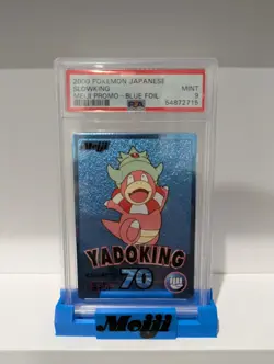 Pokemon Card 2000 PSA 9 YADOKING SLOWKING Holo Japanese BLUE Meiji Promo POP 23 - Image 3