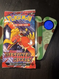 22.4g HEAVY Pokemon Destined Rivals Booster Pack Sealed 2025 - Team Rocket Art - Image 1