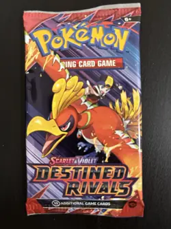 22.4g HEAVY Pokemon Destined Rivals Booster Pack Sealed 2025 - Team Rocket Art - Image 2