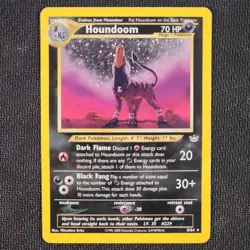 Houndoom 8/64 — Pokemon Neo Revelation (2001) — Holo — MP - Image 1
