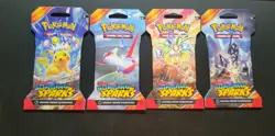 Pokemon Surging Sparks Scarlet & Violet Sleeved Booster Pack Factory Sleeved - Image 1