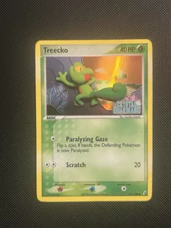 Pokemon TCG Treecko EX Crystal Guardians 67/100 Reverse Holo Stamped - Image 1