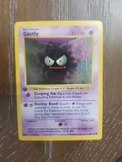 Gastly Pokemon Shadowless 1st Edition No 50/102 Base Set - Image 2