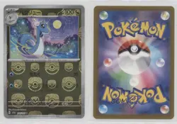 Dragonair Japanese Master Ball Mirror Foil Pokemon Scarlet & Violet 151 sv2a - Image 3