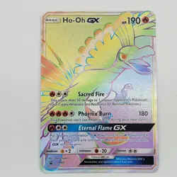HO-OH GX Sun & Moon Sm80 Rainbow LP Promo Pokemon TCG - Image 1