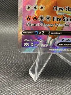 CHARIZARD V SWSH050 PROMO SWSH BLACK STAR POKEMON NM - Image 4